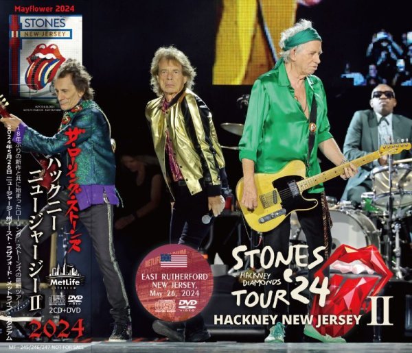 画像1: THE ROLLING STONES 2024 HACKNEY NEW JERSEY II 2CD+DVD (1)