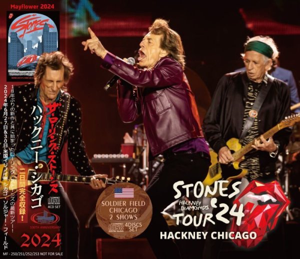 画像1: THE ROLLING STONES 2024 HACKNEY CHICAGO 4CD (1)