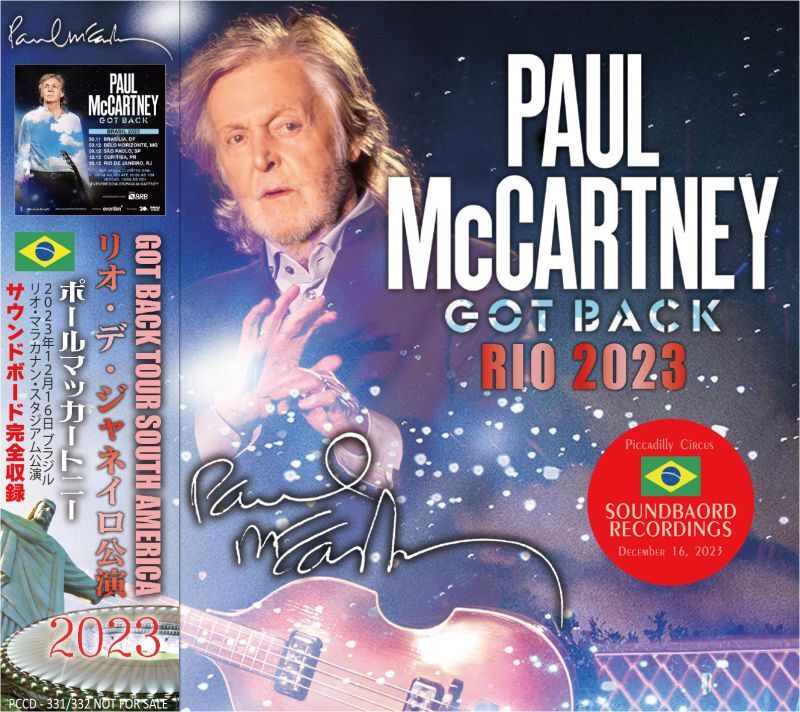 PAUL McCARTNEY 2023 GOT BACK RIO 2CD